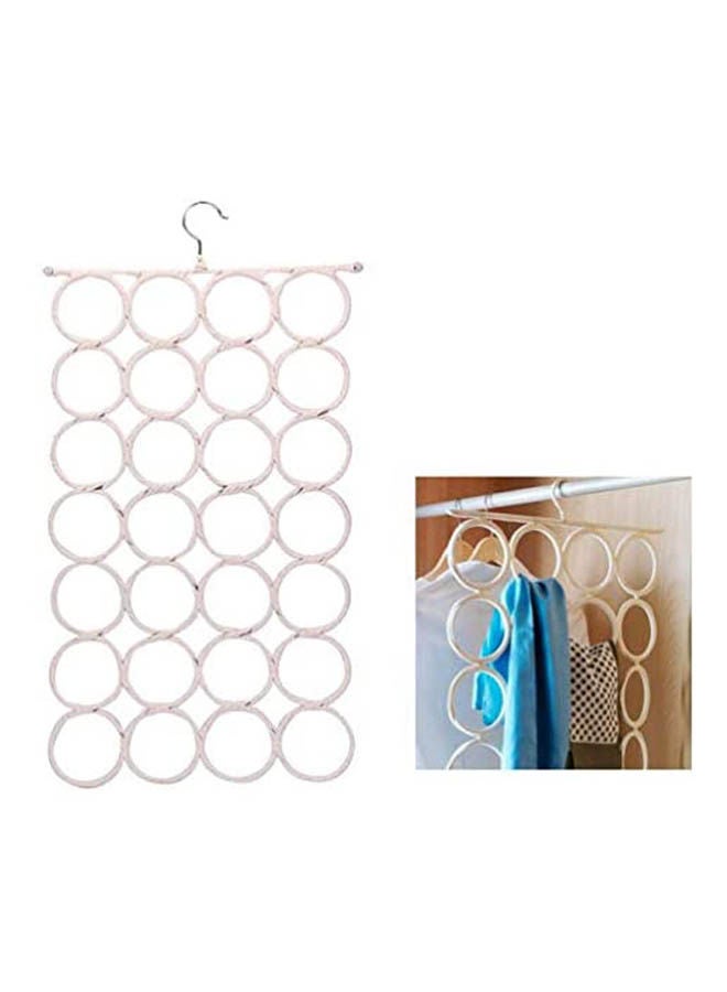 Loop Scarf Hanger Holder Closet Door Organizer Tie Belt Rack Multicolour  - Image 1