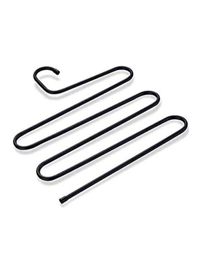 Multi Pants Hangers Rack For Closet Organization Stainless Steel S Shape Layer Clothes Hangers Black  - Image 2