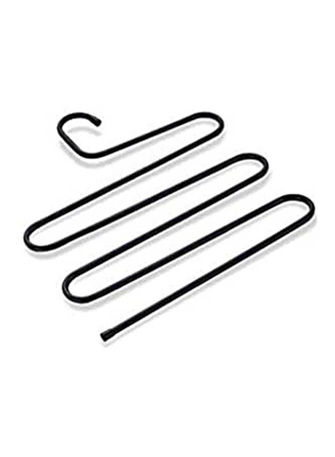 Multi Pants Hangers Rack For Closet Organization Stainless Steel S Shape Layer Clothes Hangers Black 