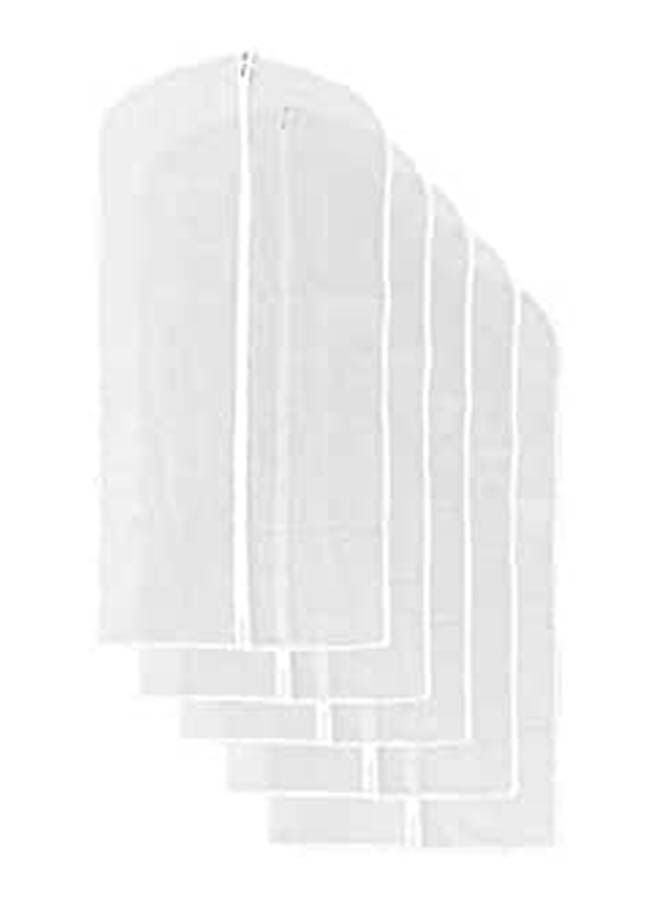 Pack Of Clothes Dress Protector Moistureproof Dustproof Cover Garment Suit Skirt Bag Organizer White 60x100cm 