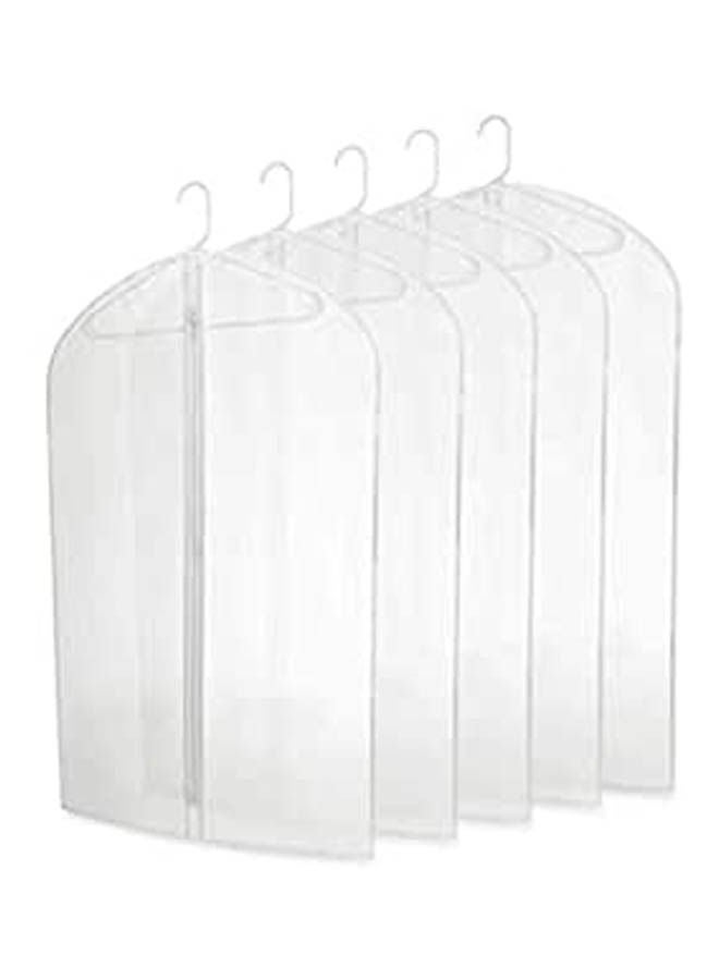 Pack Of Clothes Storage Bags Pretty Handy Set Of Breathable Suit Covers Storage Bag With Full Zipper Pants White 60x137cm 