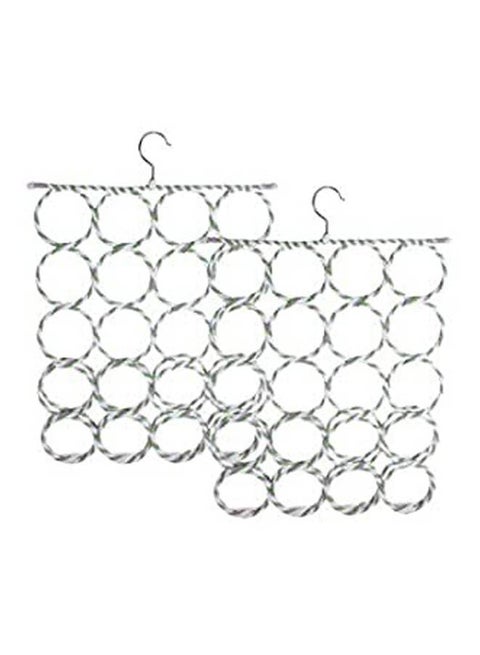 Scarf Hanger Eyes Shaped Set Of 2 Pieces Multicolour