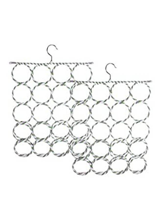 Generic - Scarf Hanger Eyes Shaped Set Of 2 Pieces Multicolour - Image 1