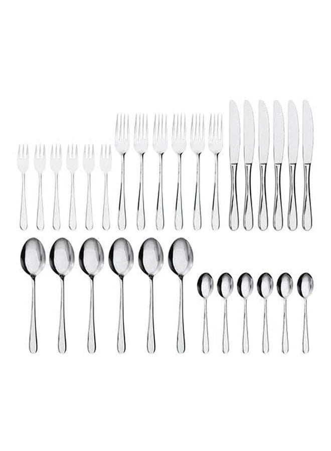 ماركة غير محددة Set Of Cutlery - 24 Pieces SIlver 