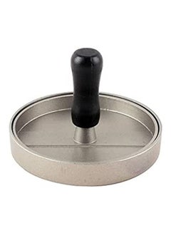 Generic Coating Round Shape Hamburger Press Silver 