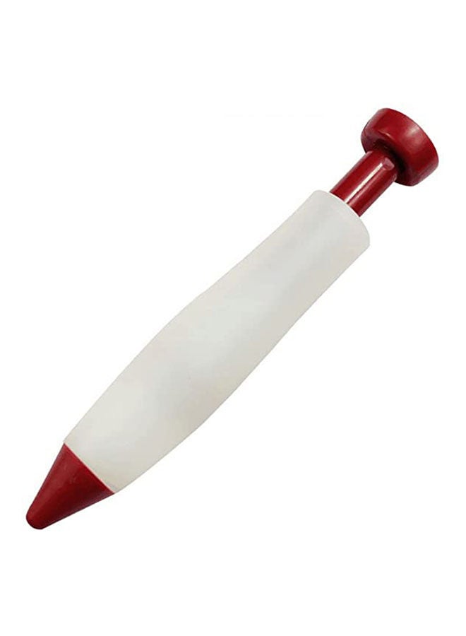 Diy Pastry Cookie Decorating Cream Syringe Pen Baking Tool Silicone Cake Pen Red