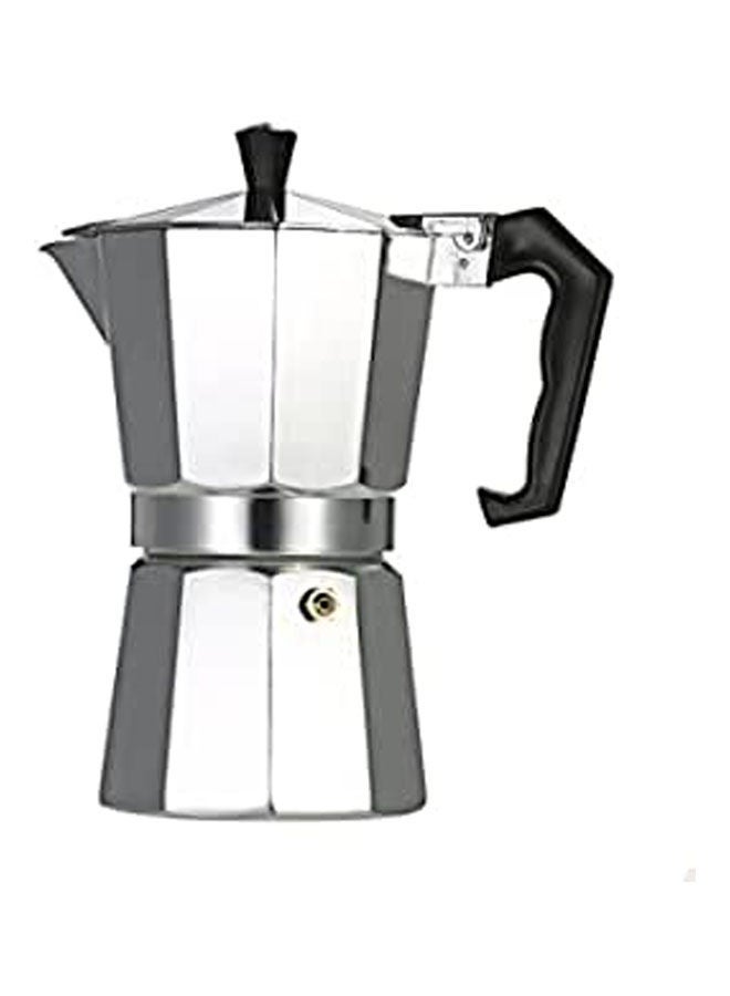 12-Cup Aluminum Espresso Percolator Coffee Stovetop Maker Silver - Image 1