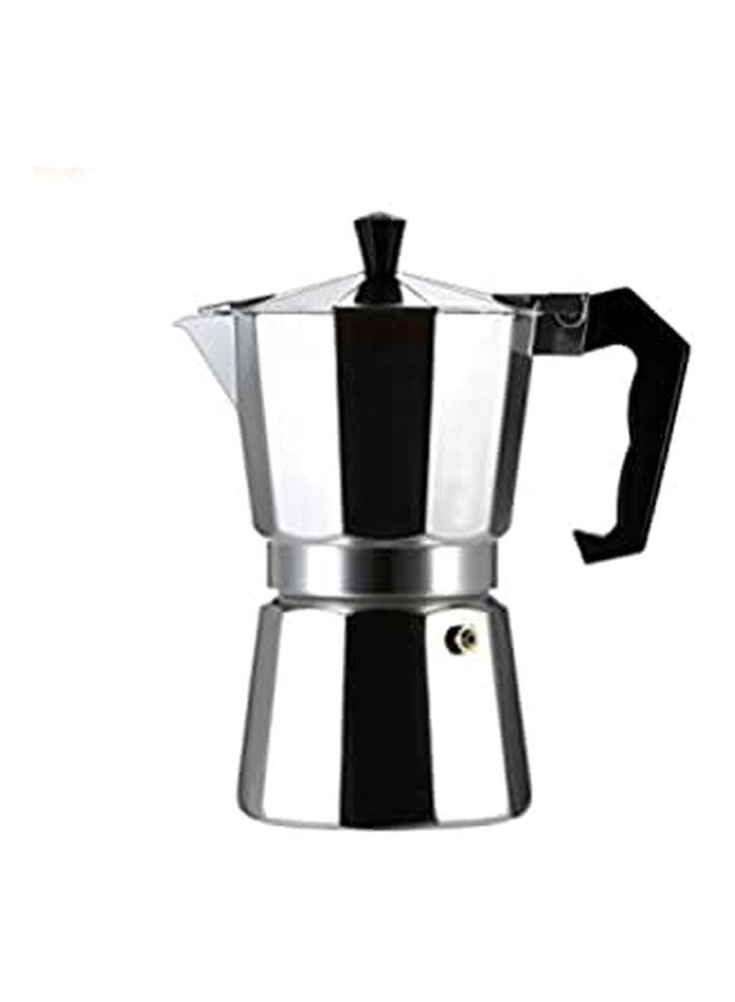 12-Cup Aluminum Espresso Percolator Coffee Stovetop Maker Silver  - Image 1