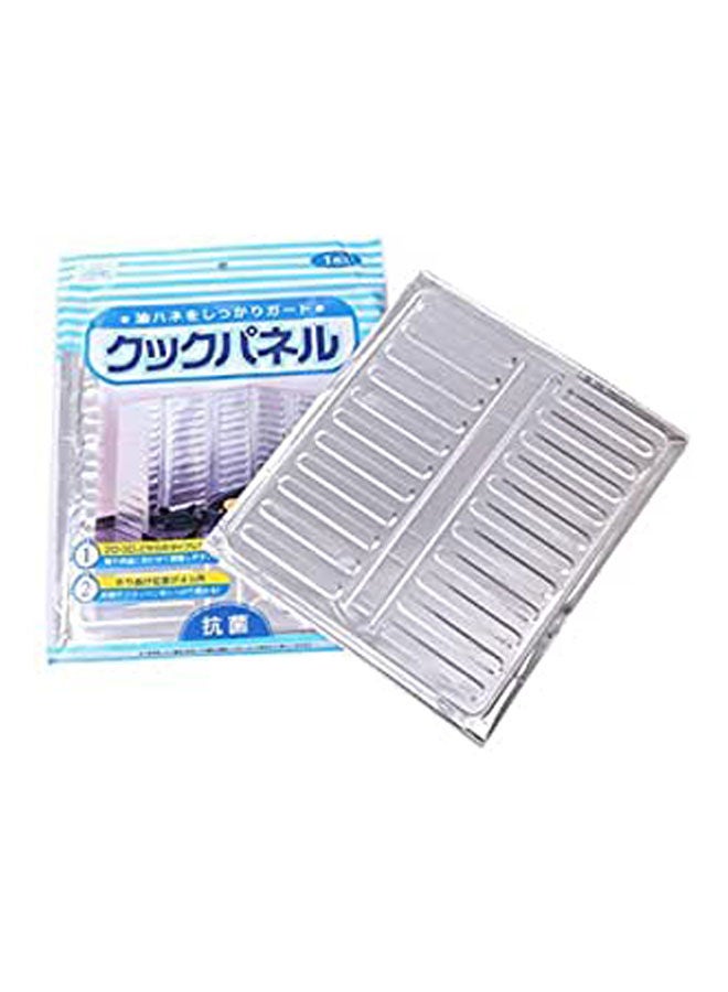 Cooking Frying Oil Splash Guard Aluminum Foil Silver