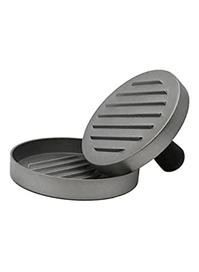 ماركة غير محددة Coating Round Shape Hamburger Press Silver 12cm 
