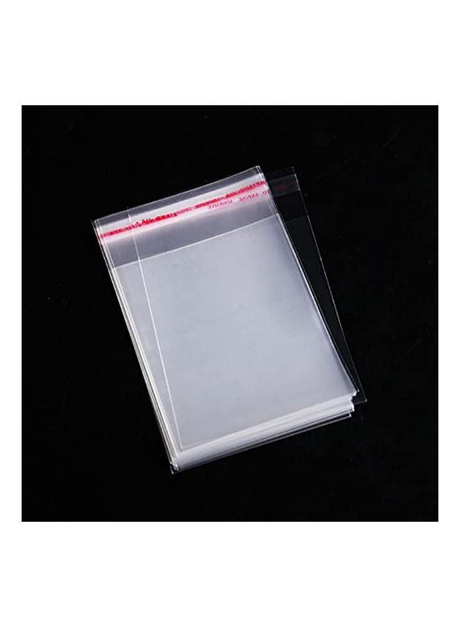 Plastic Bags With Adhesive Closure Clear 