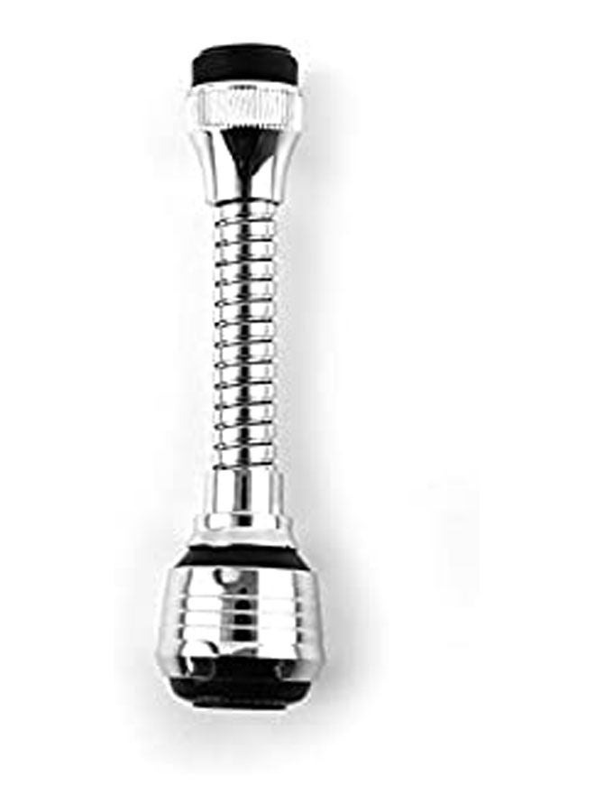 ماركة غير محددة 360 Degree Rotatable Water Saving Tap Aerator Water Faucet Bubbler Filter Aerator Silver 