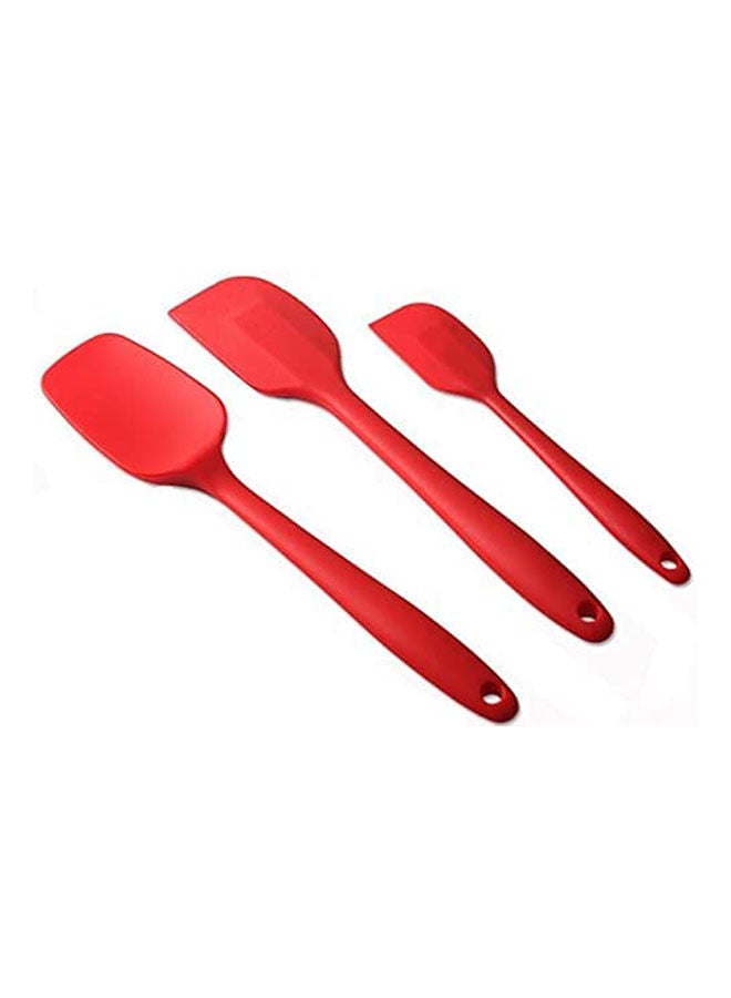 Spatula Non-Stick Butter Cream Spatula Pastry Scraper Red