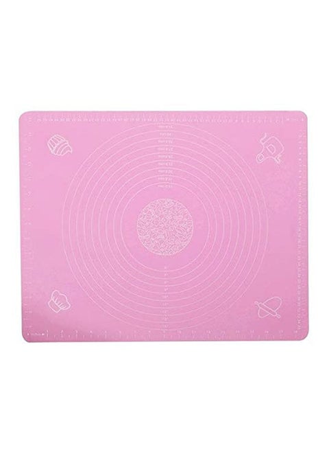 Baking Mat Kneading Pad Sheet Glass Fiber Rolling Dough Large Size For Cake Macaron Kitchen Tools Pink