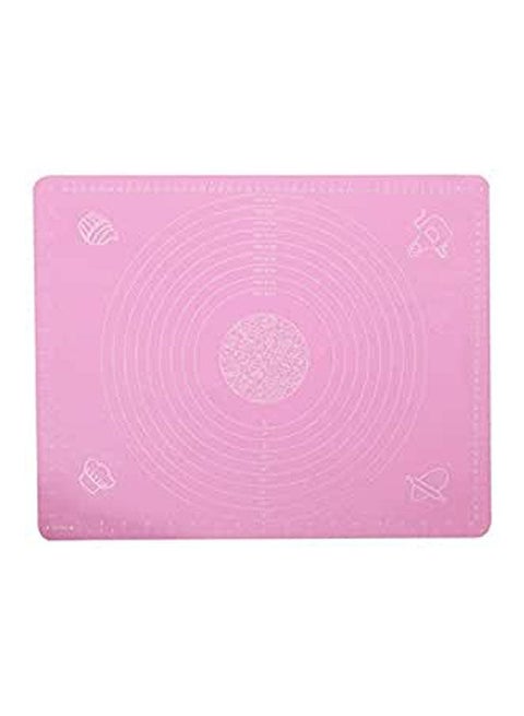 Baking Mat Kneading Pad Sheet Glass Fiber Rolling Dough Large Size For Cake Macaron Kitchen Tools Pink