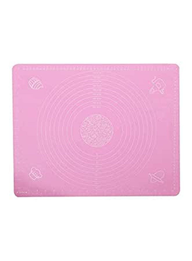 Generic - Baking Mat Kneading Pad Sheet Glass Fiber Rolling Dough Large Size For Cake Macaron Kitchen Tools Pink - Image 1