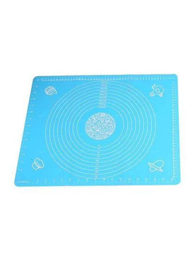 Generic - Baking Mat Kneading Pad Sheet Glass Fiber Rolling Dough Large Size For Cake Macaron Kitchen Tools Blue - Image 1