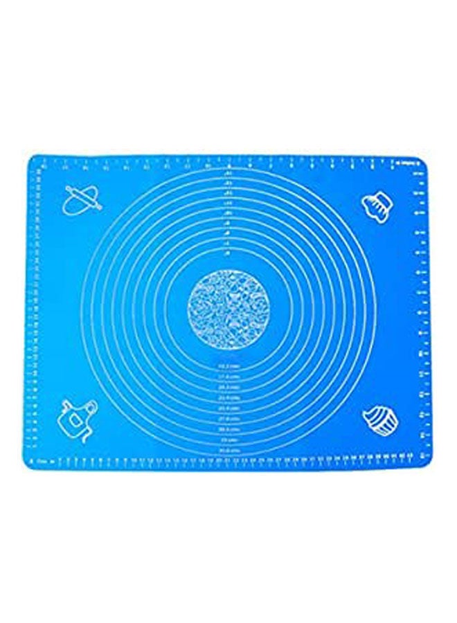 Baking Mat Kneading Pad Sheet Glass Fiber Rolling Dough Large Size For Cake Macaron Kitchen Tools Blue