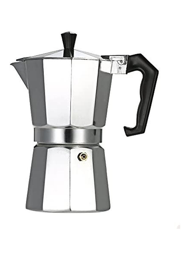 6-Cup Aluminum Espresso Percolator Coffee Stovetop Maker Silver