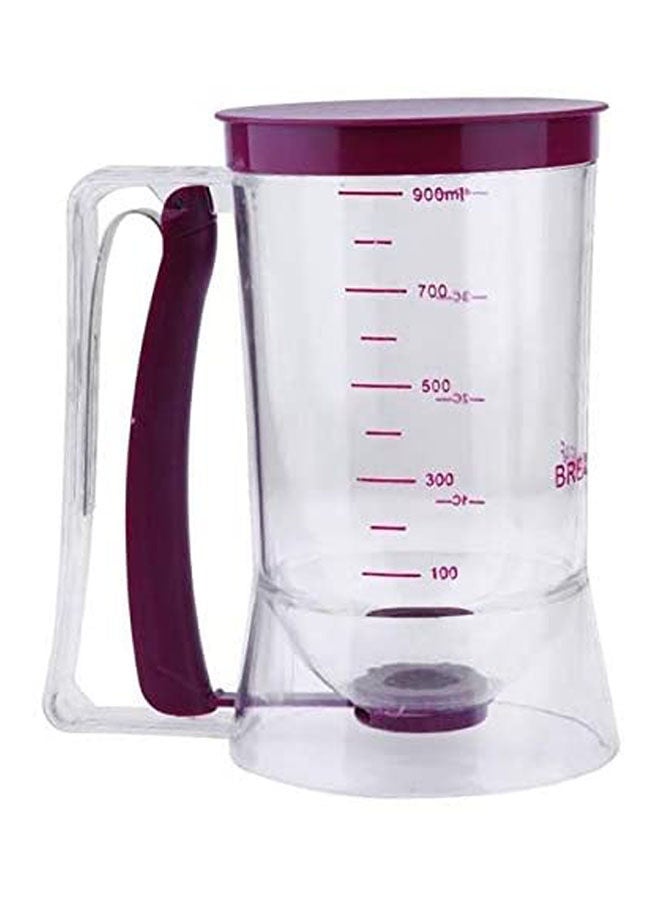Cupcakes Pancakes Cookie Cake Muffins Baking Waffles Batter Dispenser Pink 900ml