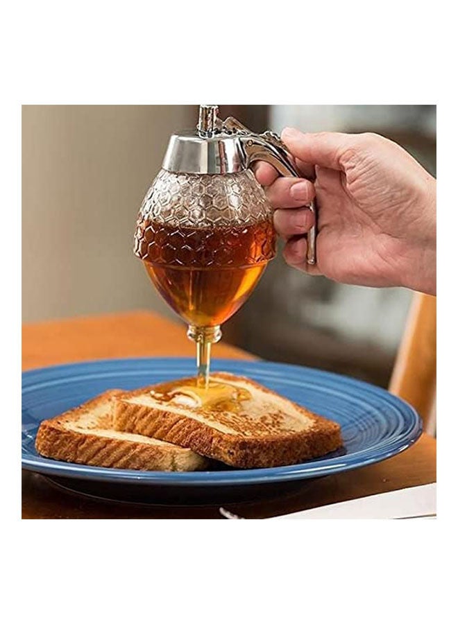 Acrylic Honey Jar Juice Dispenser Honey Bee Drip Bottle Clear - Image 1