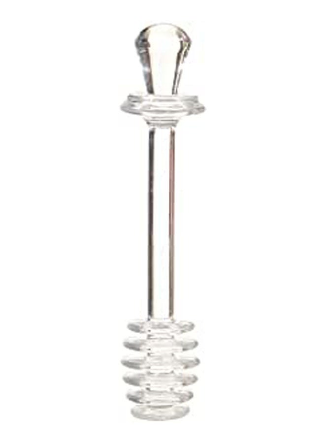 Acrylic Honey Spoon Silver