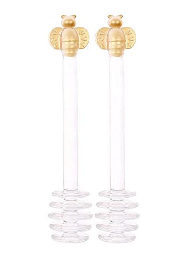 ماركة غير محددة Acrylic Honey Spoon White 