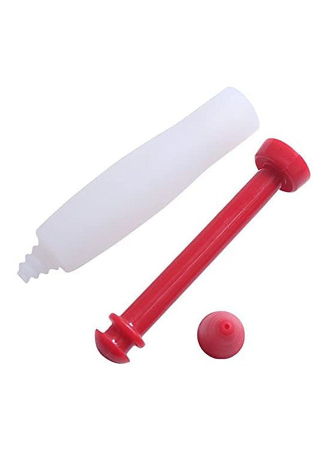 Art Cake Decoration Pen, Silicone Food Writing Pen Red