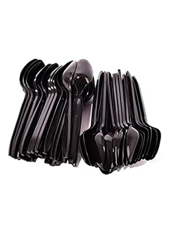 Spoons Set Black 