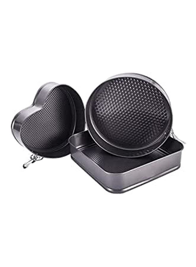 Bakeware Cake Pan Nonstick Oven Baking Tray Bake Pan Set, Kitchen Cooking Accessories Black