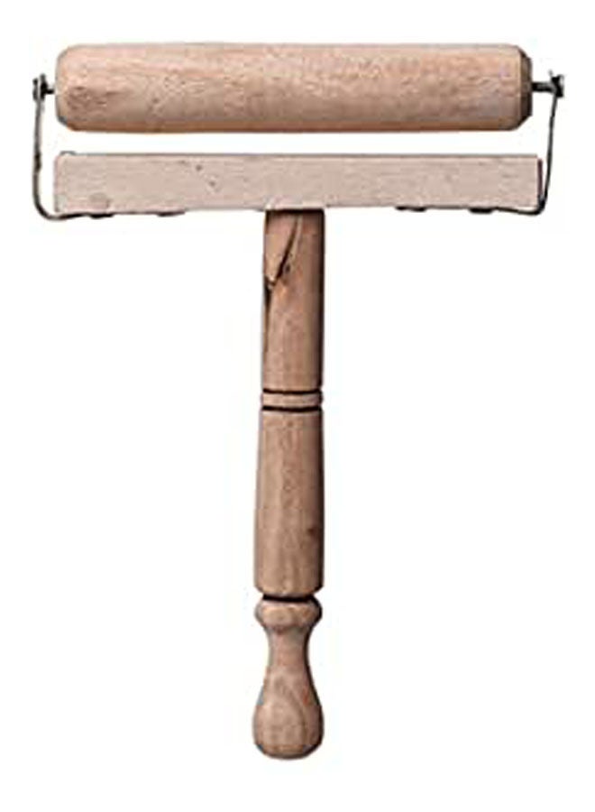 Baking Preparing Tool With Wood Hand Beige