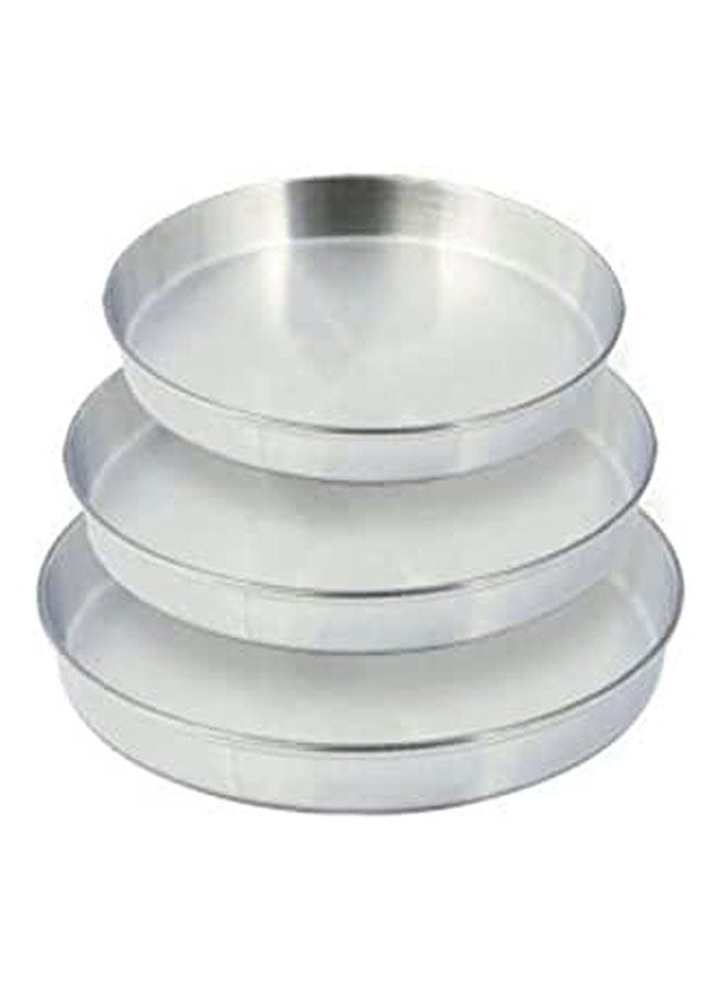 Baking Tray 3 Pieces Silver