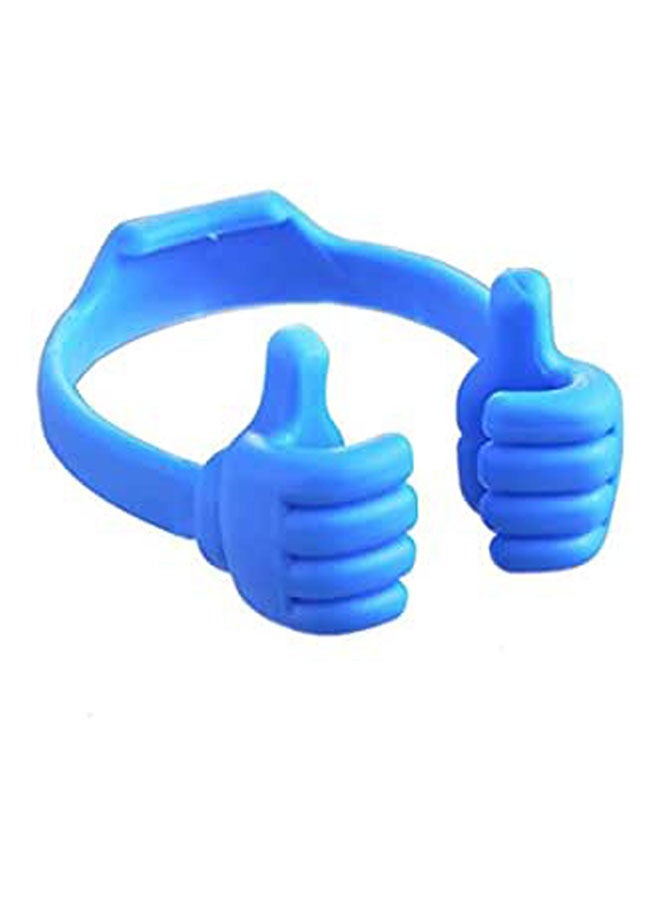 Thumbs Up Ok Stand Blue