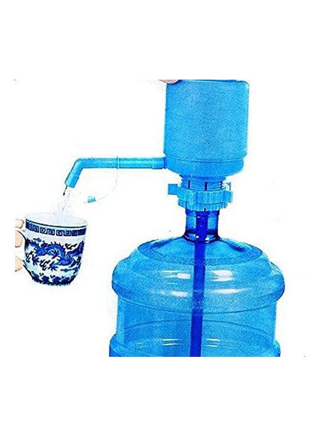 Bottled Drinking Hand Press Water Pump Dispenser Blue