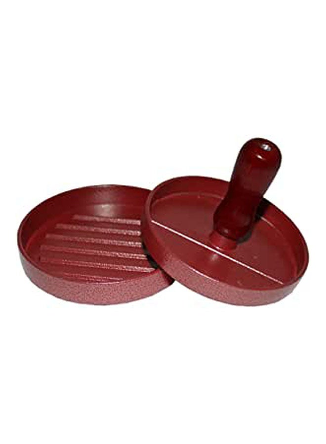 ماركة غير محددة Coating Round Shape Hamburger Press Red 12cm 