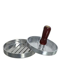 Generic Coating Round Shape Hamburger Press Silver 12cm 