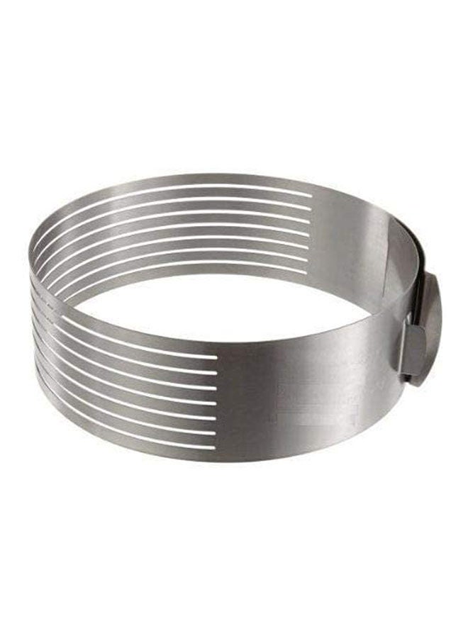 Cake Layer Slicer Ring Silver