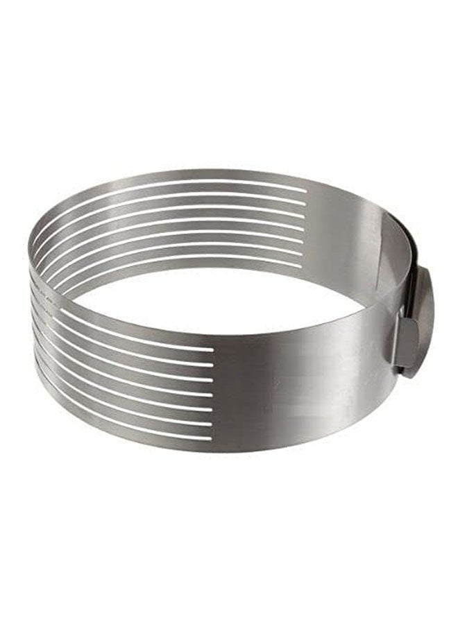 Cake Layer Slicer Ring Silver