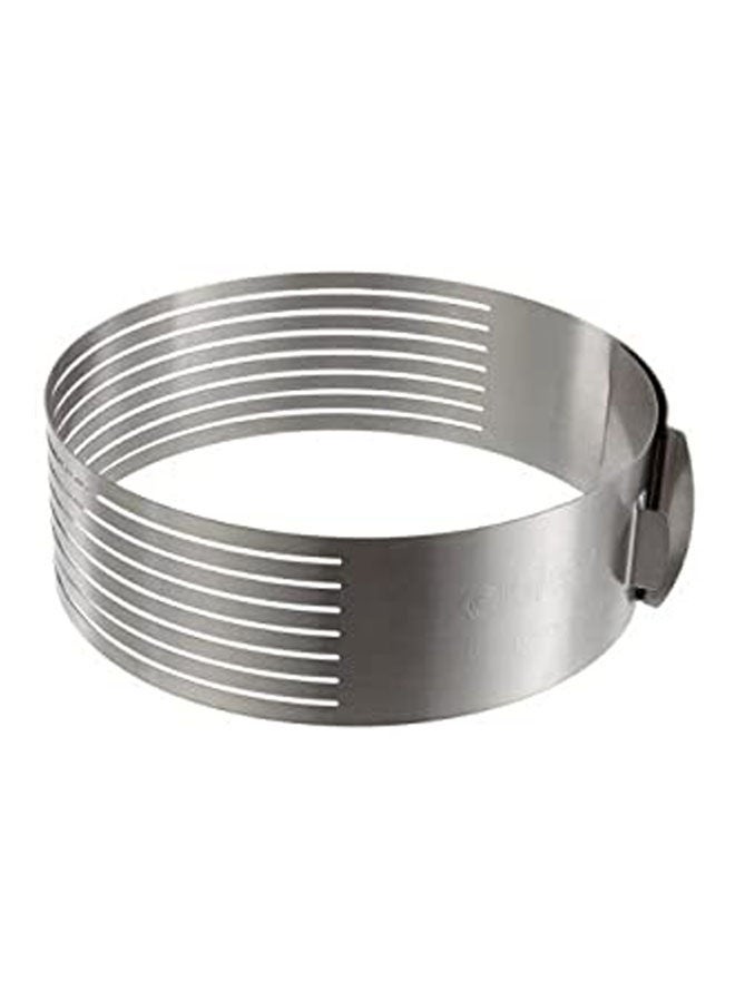 Cake Layer Slicer Ring Silver
