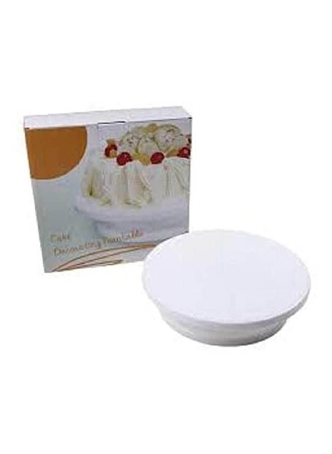 Imported Rotating Base To Decorate White 28cm 