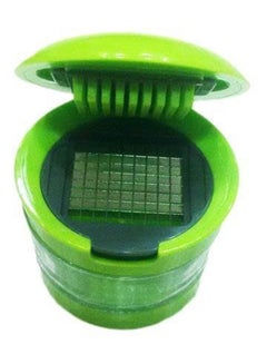 Generic Garlic Chopper With Press Green 