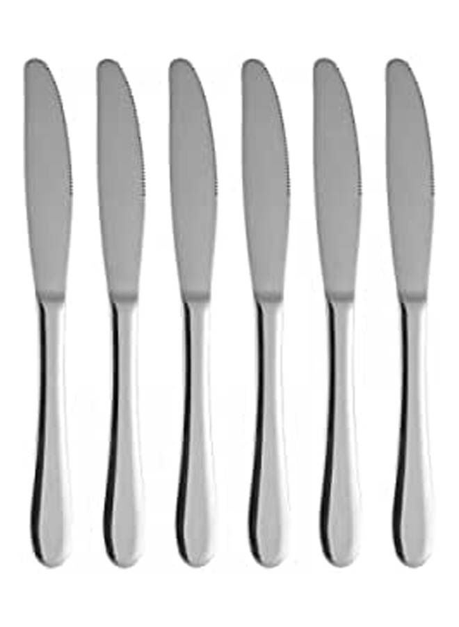 ماركة غير محددة Kitchen Butter Knive Set Silver 