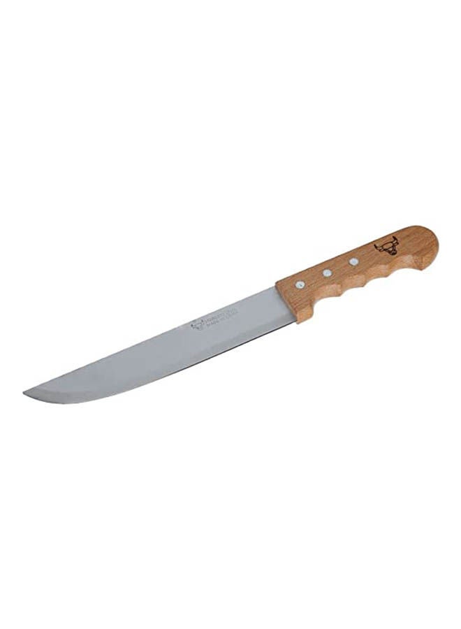 Knife   Stainless Steel With Wooden Handle Brown 8cm