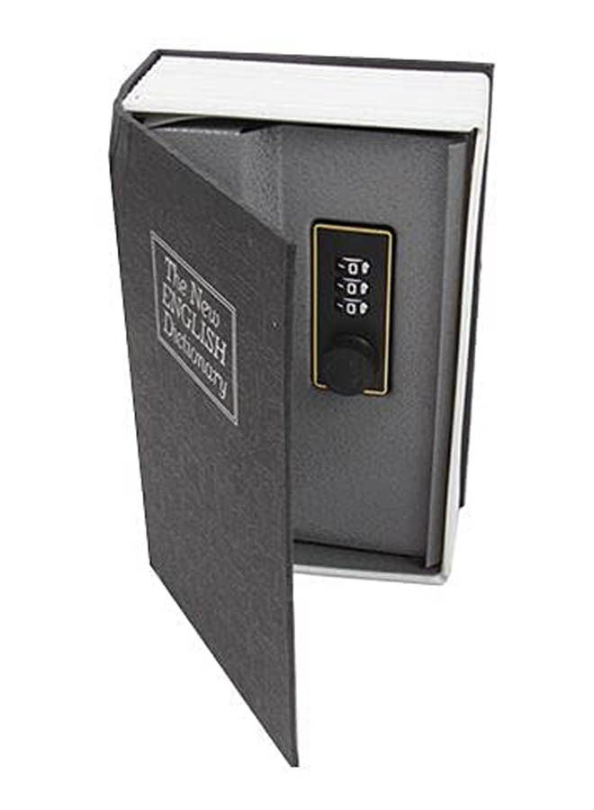 Home Safe Book Shape Black 18x11cm - Image 1