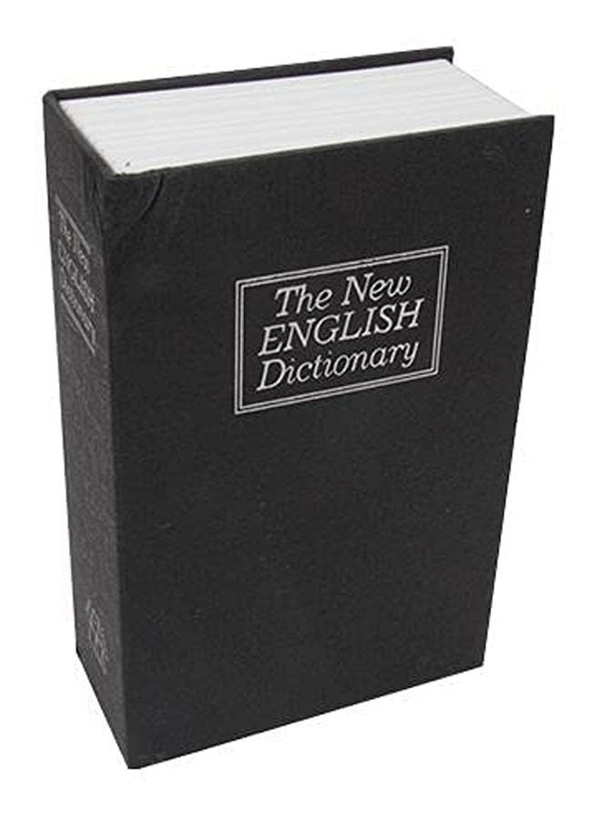 Home Safe Book Shape Black 18x11cm - Image 2