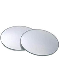 ماركة غير محددة 2 Pack Hd Glass Frameless Convex Wide Angle Rear View Mirror 