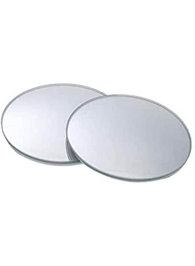 ماركة غير محددة 2 Pack Hd Glass Frameless Convex Wide Angle Rear View Mirror 