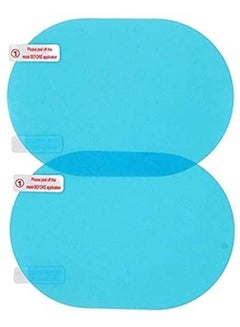 ماركة غير محددة 2Pcs Sticker Film Window Mirror Car Anti Fog And Rain 