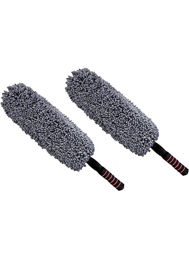 2Pcs Car Microfiber Duster Cleaning Cloth Brush - Image 1