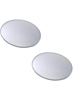 ماركة غير محددة 2Pcs Universal Car Frame Less Styling Blind Spot Rear View Mirror Round  - Image 1